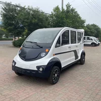 Полностью закрытый электрический патрульный автомобиль, экскурсионный автомобиль, скутер, туристический автомобиль, живописное место, туристический офис продаж, четырехколесный патрульный автомобиль