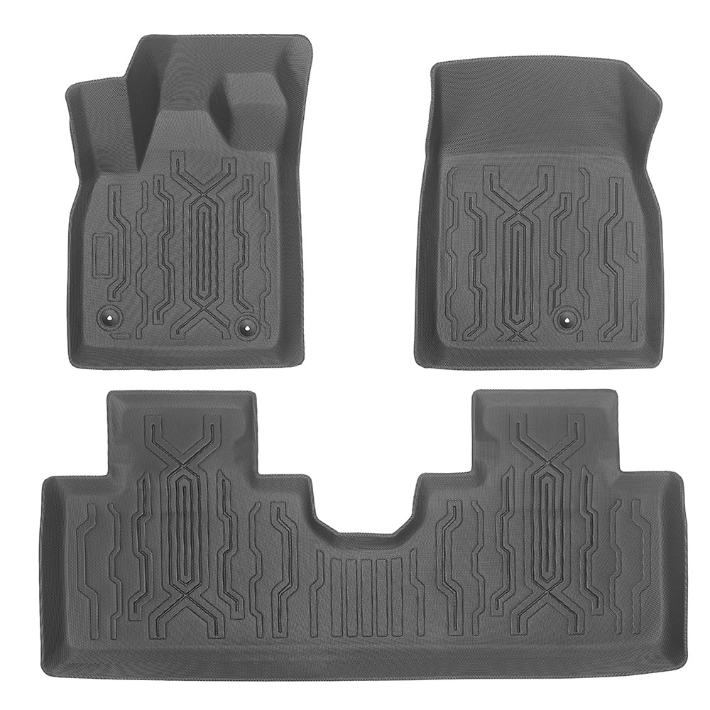 Para Ford Mustang Mach-E 2021-2024TPE Foot Pad 3D All Weather Foot Pad