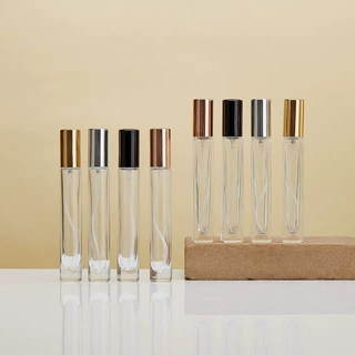 定制10ml15ml香水玻璃瓶空瓶带盖透明按压式喷雾瓶香水玻璃小样瓶