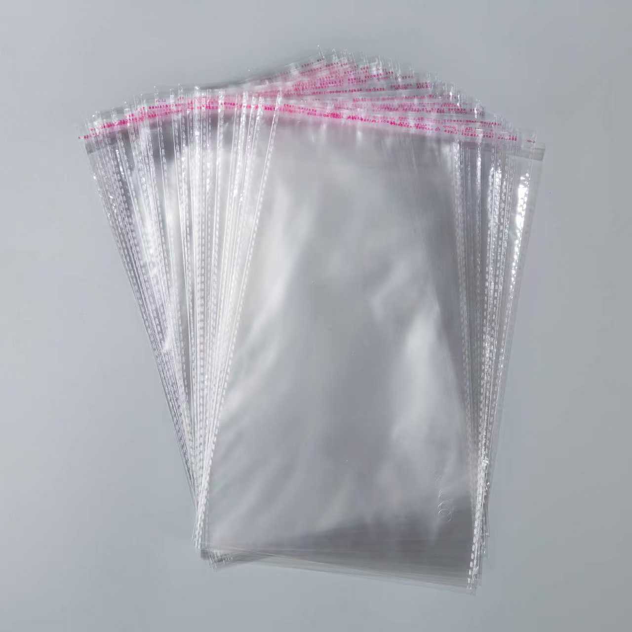 opp袋自黏袋衬衫服装衣服包装袋透明塑料自封袋opp自粘袋不干胶