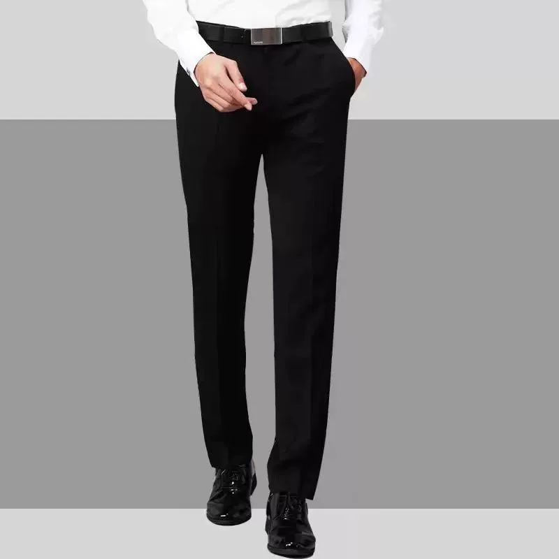 Деловые брюки на заказ, мужские толстые эластичные свободные прямые зимние брюки с драпировкой и без глажки на флисовой подкладке