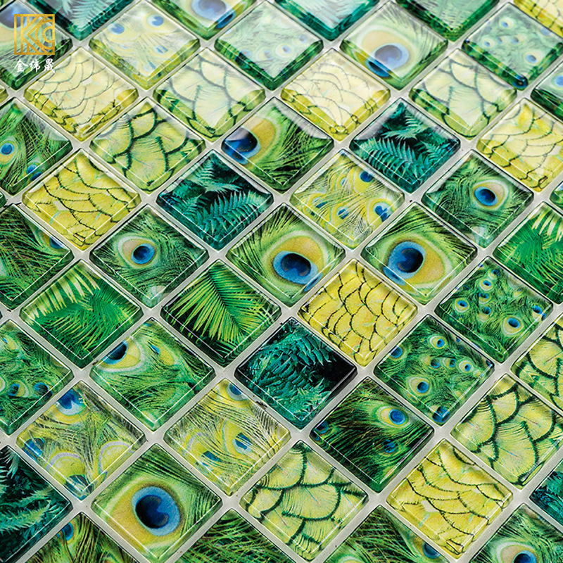 Green Self-Adhesive Crystal Glass Mosaic Tiles Kitchen Bathroom Wall Stickers Entrance Tv Background Wall Study Room Wall Tiles Green Self-Adhesive Crystal Glass Mosaic Tiles Kitchen Bathroom Wall Stickers Entrance Tv Background Wall Study Room Wall Tiles