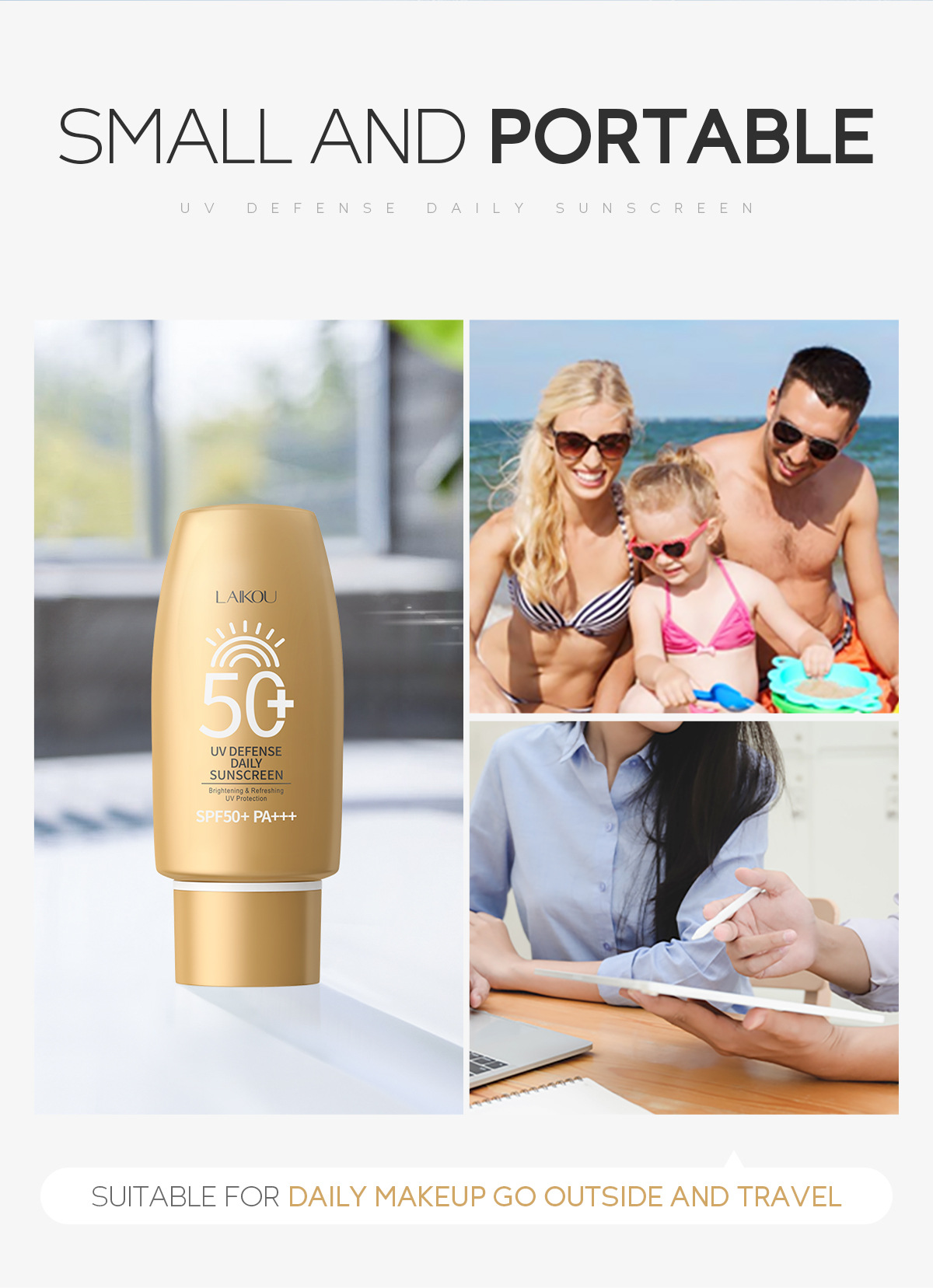 LAIKOU sunscreen50g LAIkou Protective Cream, Hydrating and Moisturizing Cosmetics and skin care products Cross-border undefined