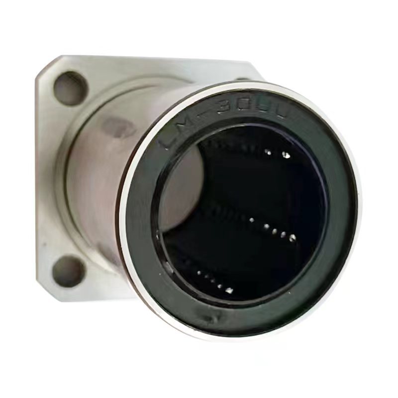 不锈钢法兰直线轴承SLMH12 13xi 16UU LUU 440材质 加长型