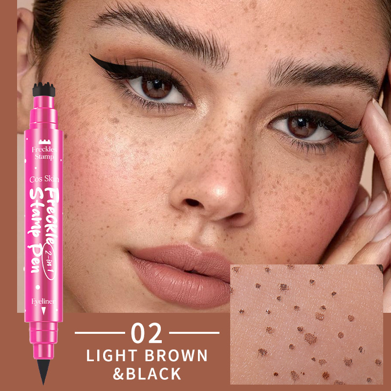 跨境新品爆款CosSkin雀斑眼线笔 跨境代发Freckle Liner 自然点绘|undefined