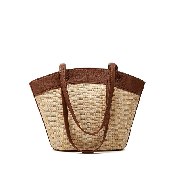 retro straw purse