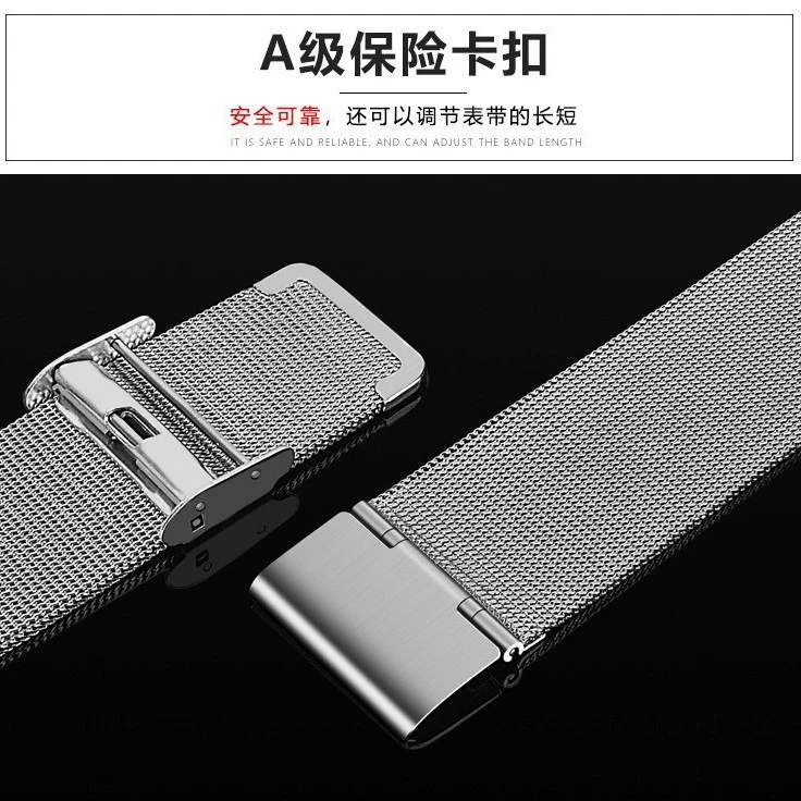 Совместим с Apple Watch S10 S9 браслет Милания стальной пряжка 04 металлический браслет для часов