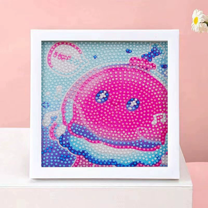 DIY-набор для алмазной мозаики 17×17 см, пластиковая рама, дизайн щенок, полный набор инструментов для кладки