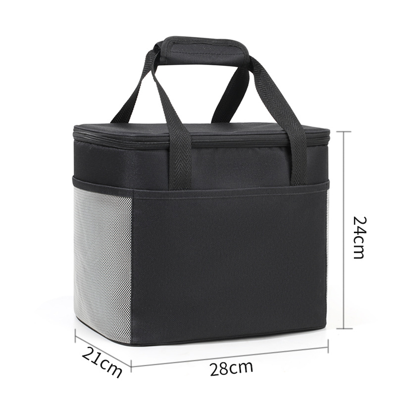 Bolsa de almuerzo portátil de gran capacidad bolsa de almuerzo para el trabajo bolsa de aislamiento bolsa de almuerzo para estudiantes engrosada extra grande transfronteriza