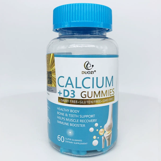 Трансграничная пищевая помадка добавка CALCLUM D3 GUMIES Добавка витамина D способствует усвоению кальция