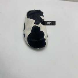 秋冬奶牛纹毛绒保暖亲子棉拖鞋2024冬款新品