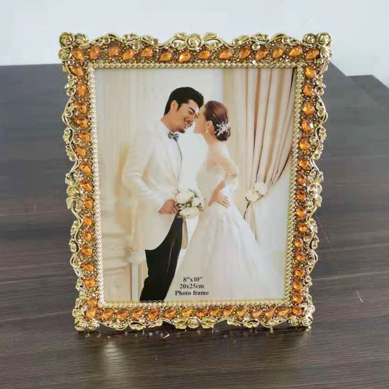 Artist's European-style creative 6-inch wedding photo frame 7-inch 10-inch resin table European-style photo frame wholesale 3018 Rhinestone Artist's European-style creative 6-inch wedding photo frame 7-inch 10-inch resin table European-style photo frame wholesale 3018 Rhinestone