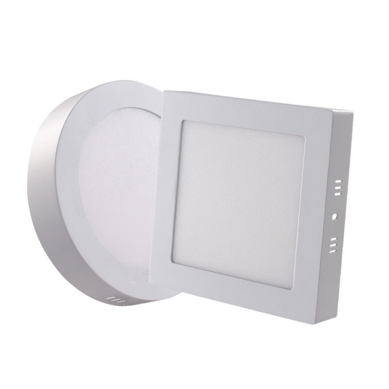 Led Downlight sin agujero de apertura dormitorio techo ultra delgado cocina baño pasillo balcón redondo lámpara de panel cuadrado