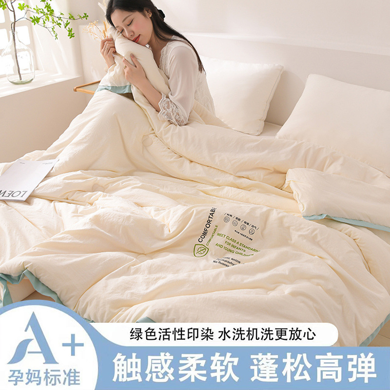 Quilt Summer Thin Quilt Core Winter Quilt Spring and Autumn Quilt Summer Air-Conditioned Quilt Summer Cool Quilt Single Student Dormitory Quilt