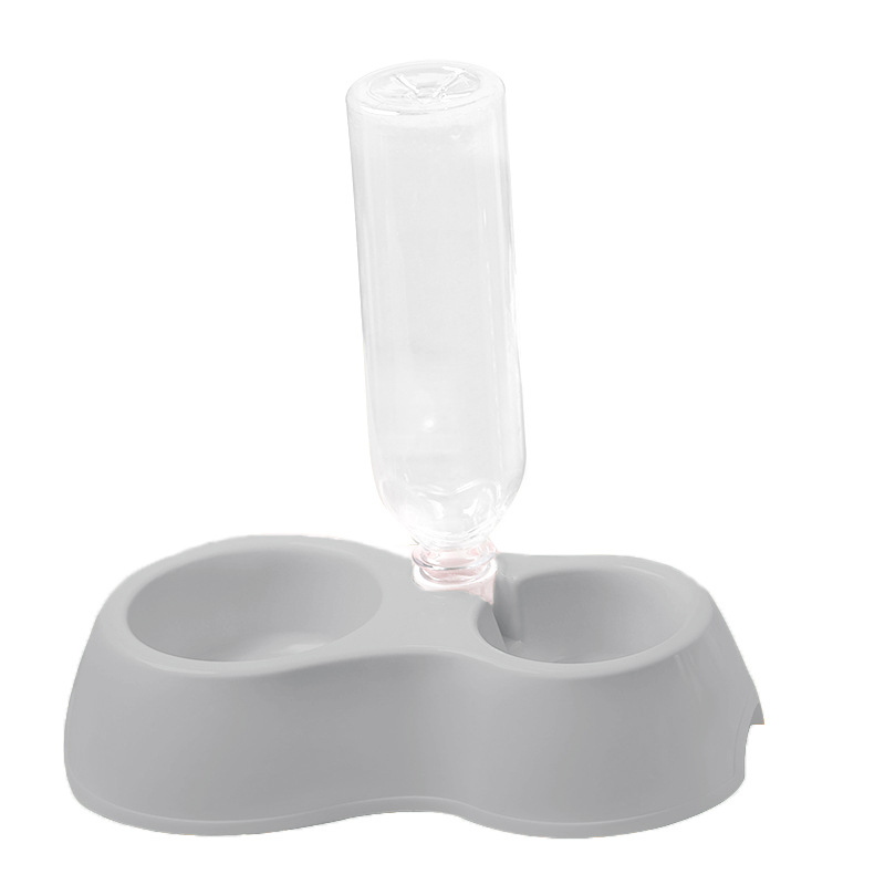 Tazón para gatos, agua y comida, tazón para mascotas integrado, anti-volteo, bebedero automático para mascotas, alimentador, lavabo para perros, fabricante de utensilios para comer para mascotas