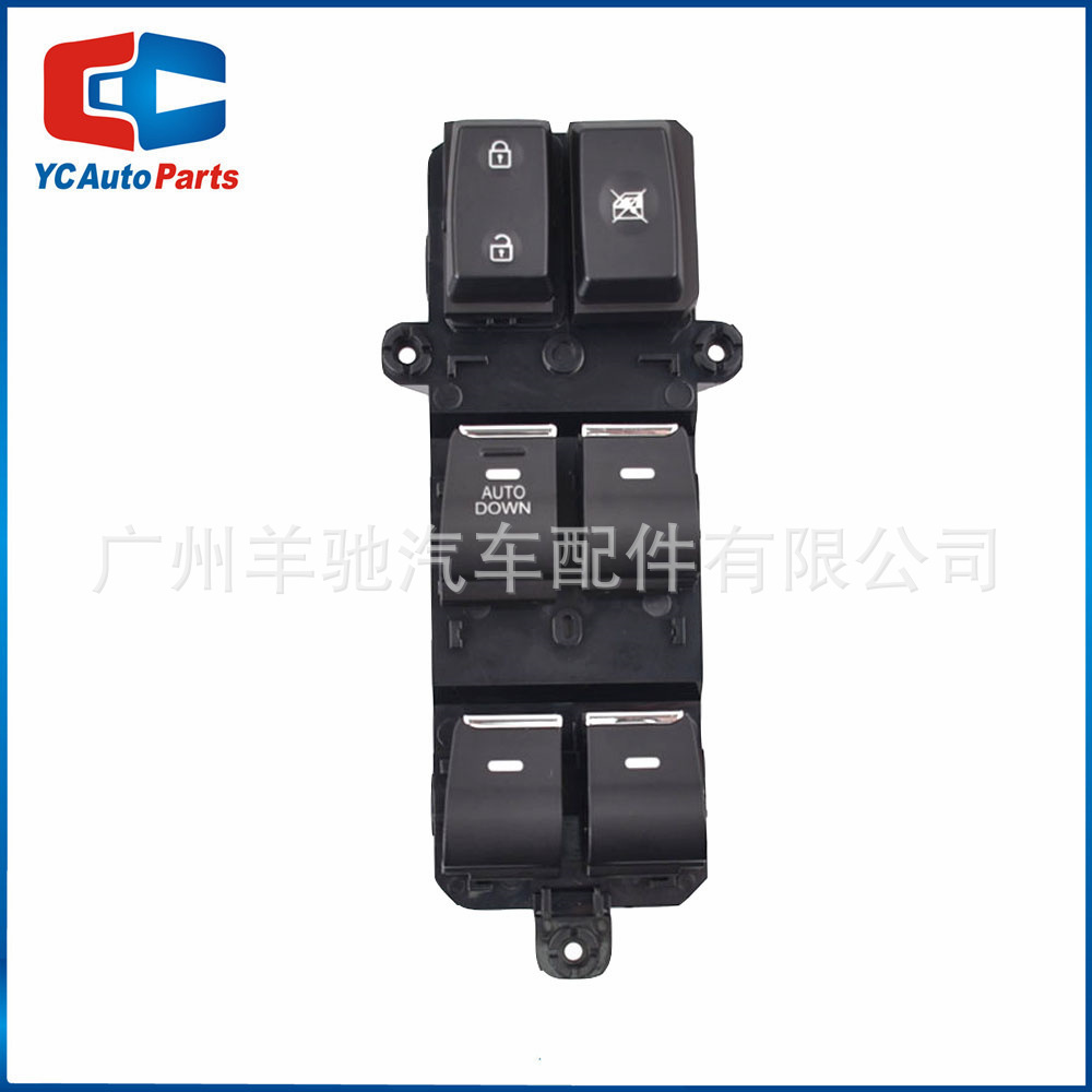 93570 - D3050 interruptor de elevación de vidrio interruptor principal de ventana eléctrica para 16 - 19 años Hyundai Tucson