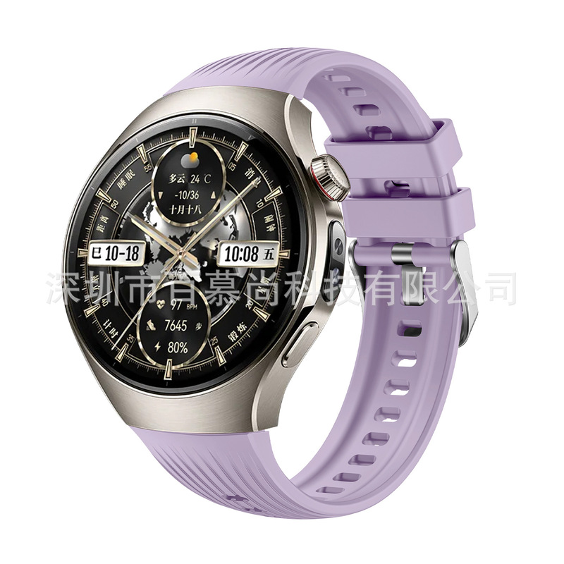 Huawei WATCH5 46MM シリコンストラップ HUAWEI WATCH5 スポーツストラップ Huawei 時計ストラップに適しています。|undefined