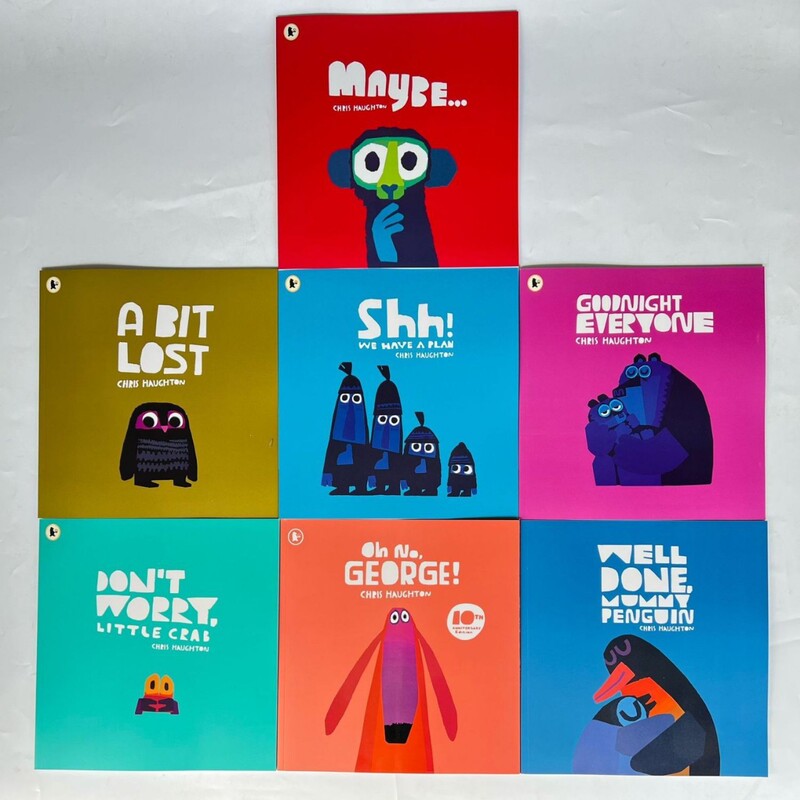 English Picture Book 7 Volumes Chris Haughton Has We Have a Plan Goodnight Everyone