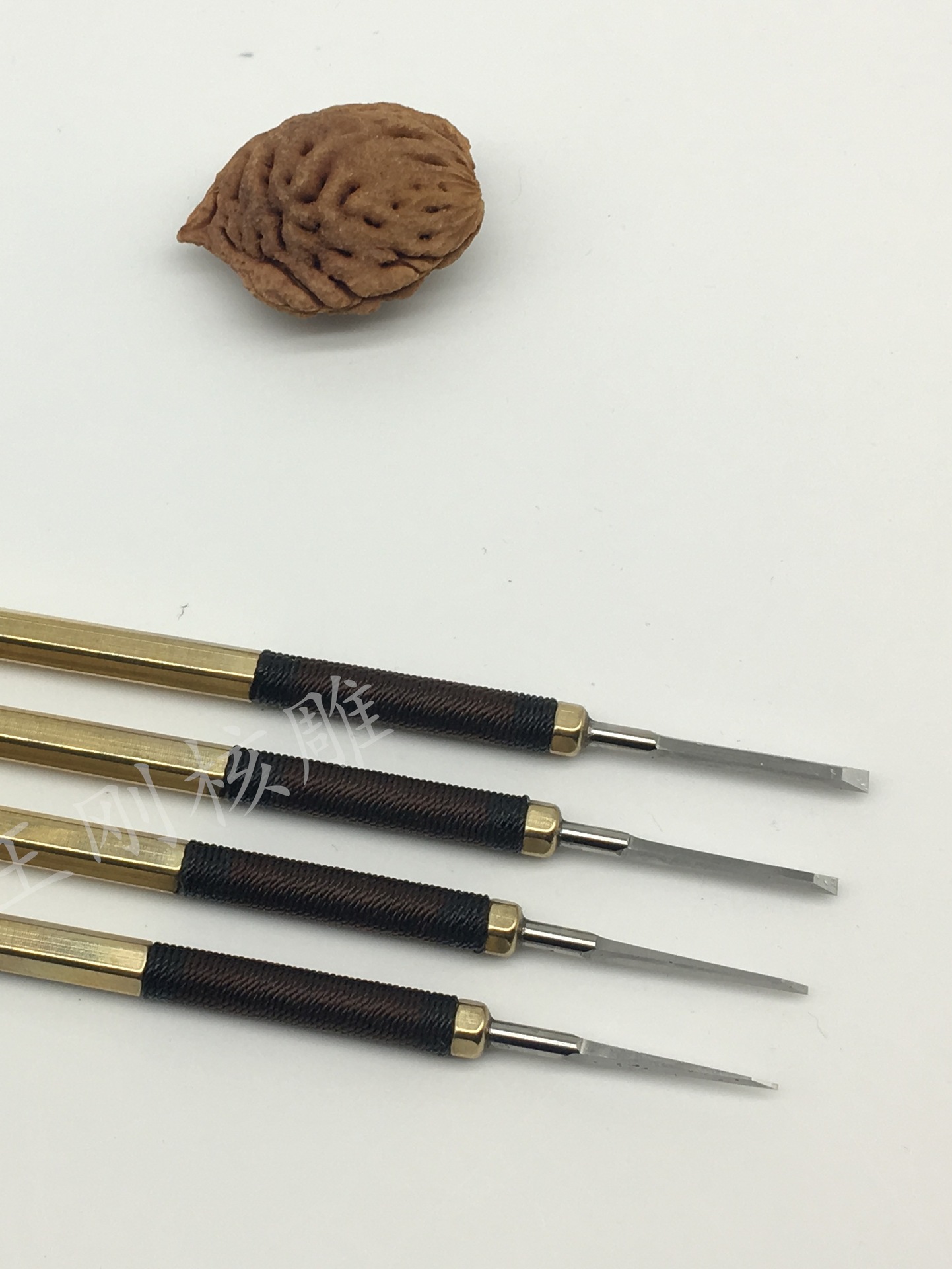 王刚核雕 橄榄核雕刻刀 手刀 桃核雕刻刀葫芦刀手工制作磨刀工具