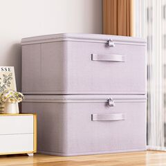 家用收纳箱收纳衣服衣物放衣柜整理盒大容量被子储物箱折叠式筐子