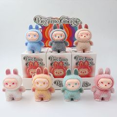 泡泡玛特植绒拉布布盲盒公仔树脂大号手办潮玩盲袋批发玩偶娃娃