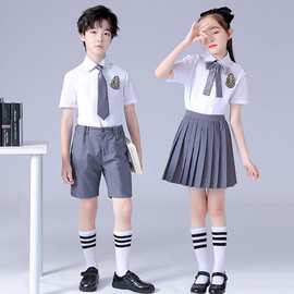 儿童演出服中小学生大合唱服装校服诗歌朗诵表演运动会开幕式班服