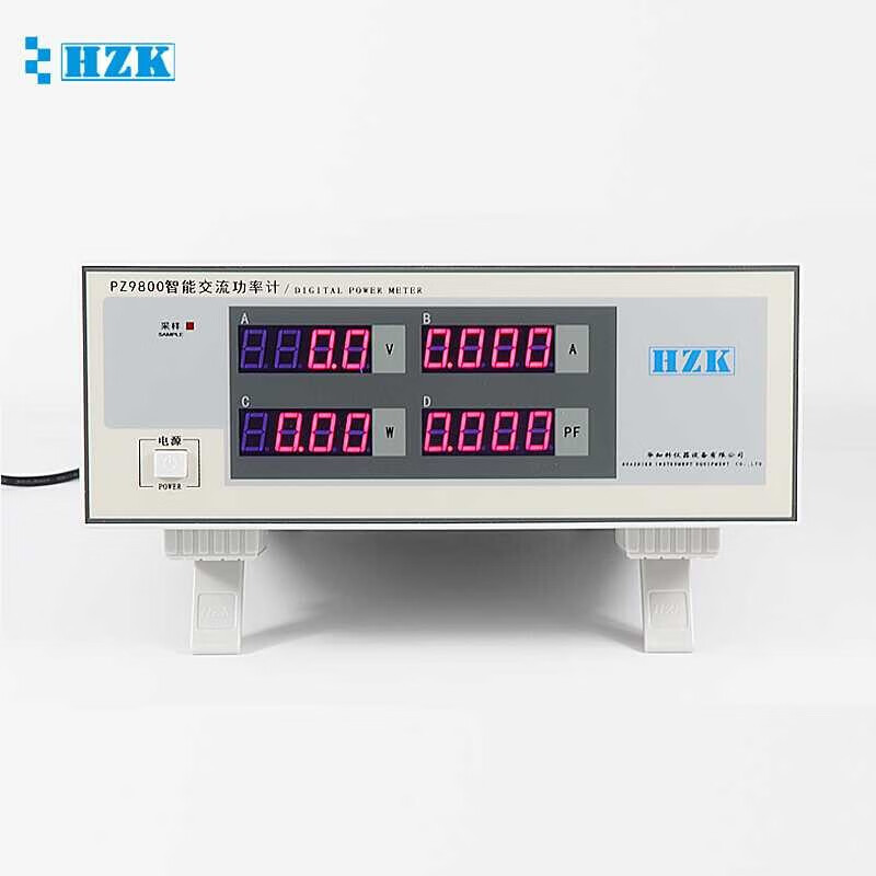 华知科PZ9800数字功率计表智能交流单相电参数测量仪功耗仪器