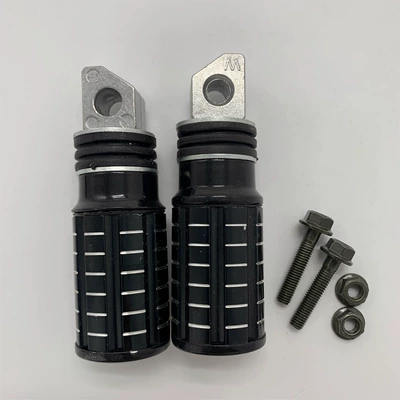 Electric vehicle pedal, generation universal folding rear pedal left - little-turtle-king-mine-pedal-black-including-screws