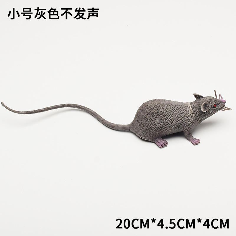 Tricky Cross-border Halloween Scary Simulation Mouse Terror Parodia Mini Little Mouse Ghost Festival Party Tricky Toys