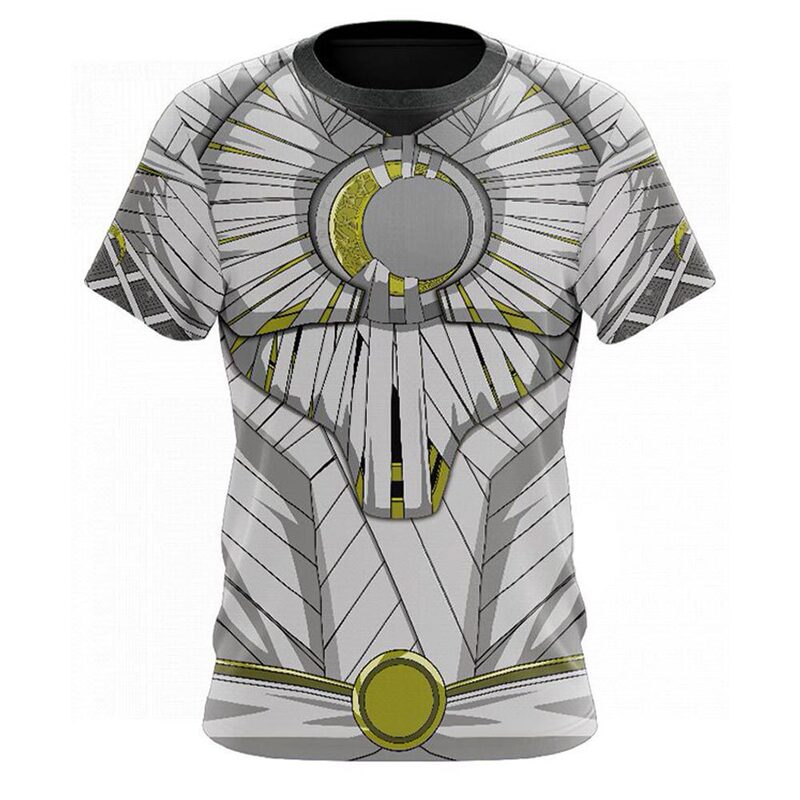 2022 cross-border new European and American movie Moon Knight short sleeve loose 3D Digital Printing personalized T-shirt 2022 cross-border new European and American movie Moon Knight short sleeve loose 3D Digital Printing personalized T-shirt