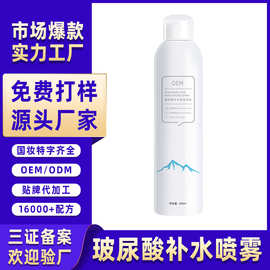 oem贴牌玻尿酸补水保湿喷雾正品爽肤护肤品精华喷雾水代加工贴牌