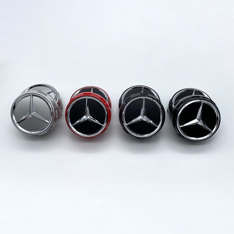 Suitable for Mercedes-Benz hub center cover 75mm high foot hub cover AMG center hub cover standard in stock wholesale