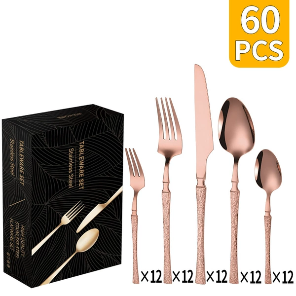 Rose gold 60pcs