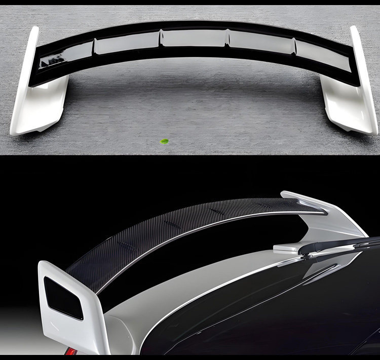 Specially Designed for 03-12 Toyota Prius Zvw30 Rear Wing, Pruis Three-Section Modified Fixed Wind Wing, Roof Wing