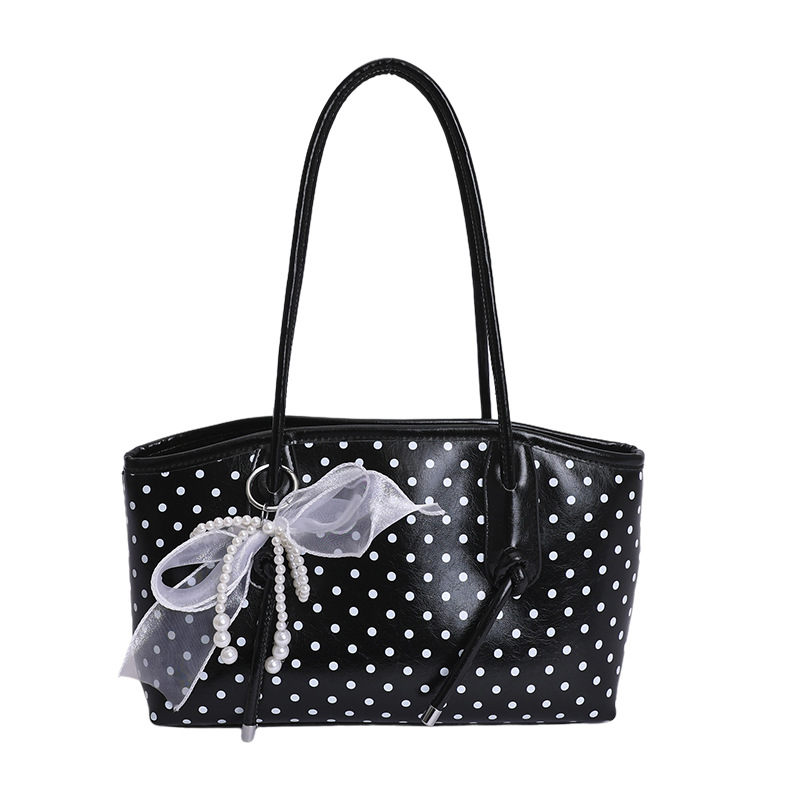 Nicho japonés coreano estilo brazalete bolsas de mano 2026 nueva primavera ocio estilo extranjero de viaje diario punto de onda bolsa de hombro moda image 13