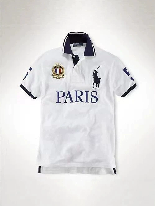 Summer Polo Shirt, Embroidered Short-Sleeve, Plus Sizes S–XXL, Leisure Casual