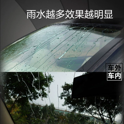 Glass agent windshield crystal-plated wax window