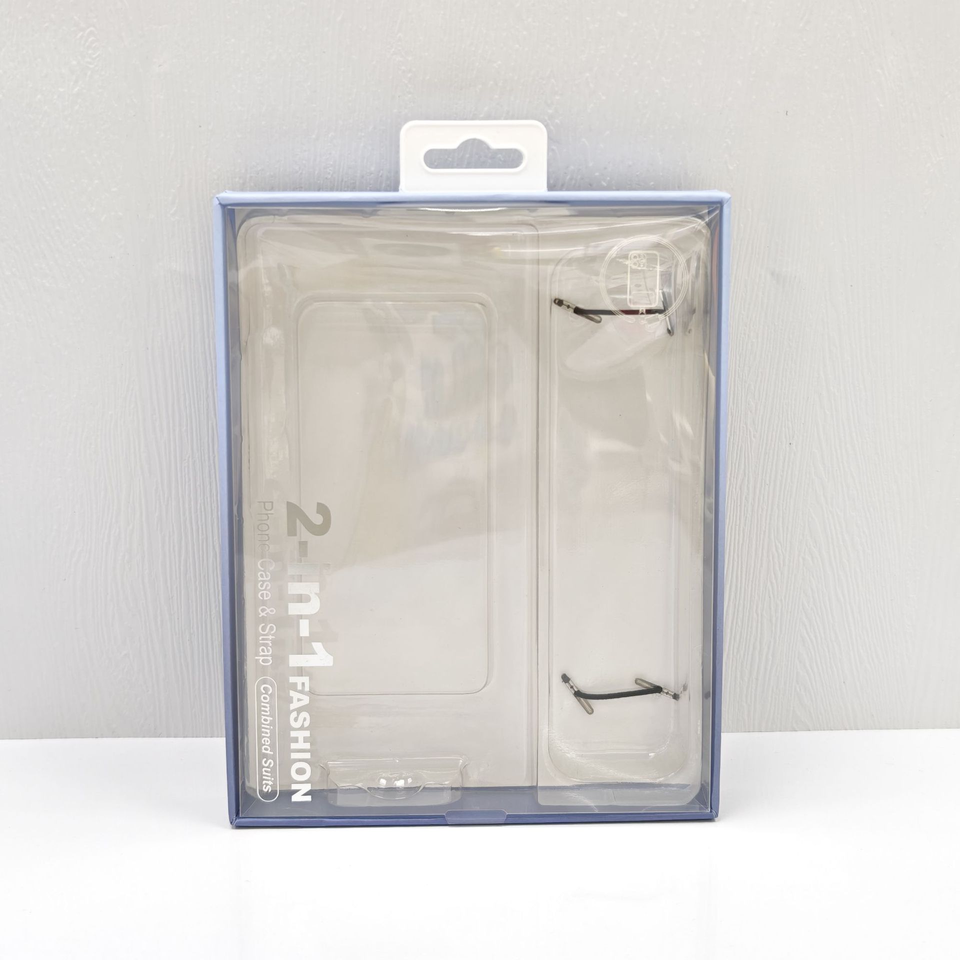 그라데이션 검정색과 파란색(190*148*23) mm+ 두꺼워진 투명 물집