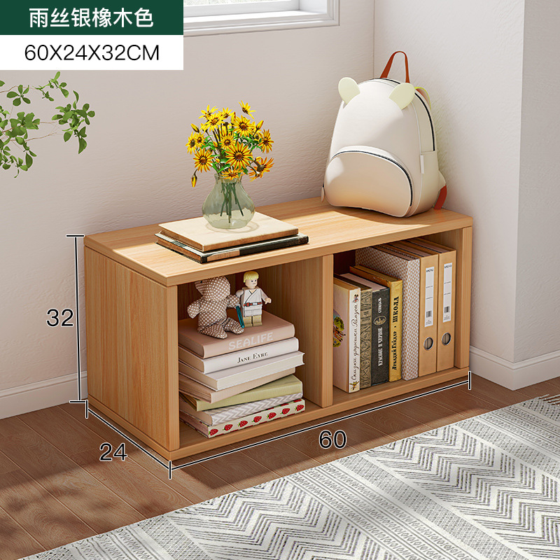 Estantería Estante de piso Estante de piso Estante de libro corto Dormitorio Combinación libre Gabinete de rejilla Ventana salediza Gabinete de almacenamiento de balcón Armario de almacenamiento