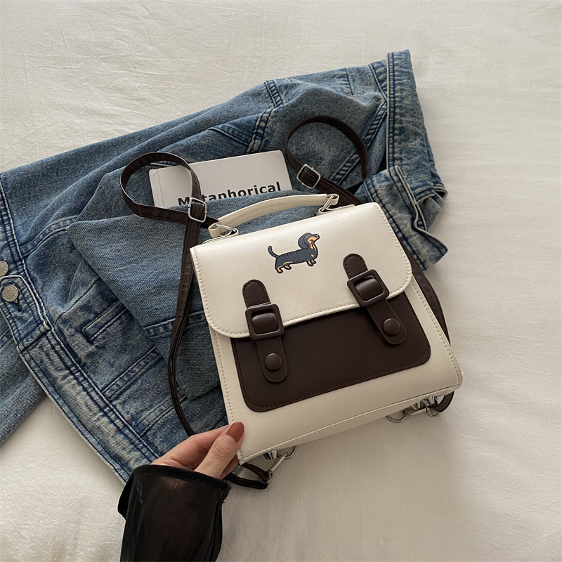 Bolsa de clase de estudiantes 2024, nueva moda coreana mochila de hombro, bolsa de hombro portátil universal