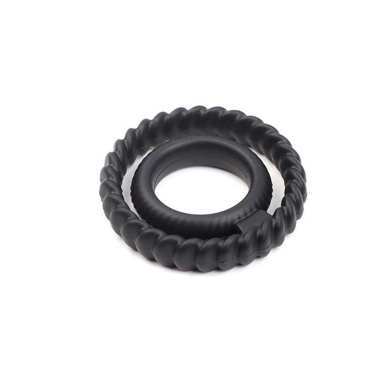 Silicone Dual Locking Ring, Cordyceps Root Design, Perineum Support, Non-Vibrating — detail image 5