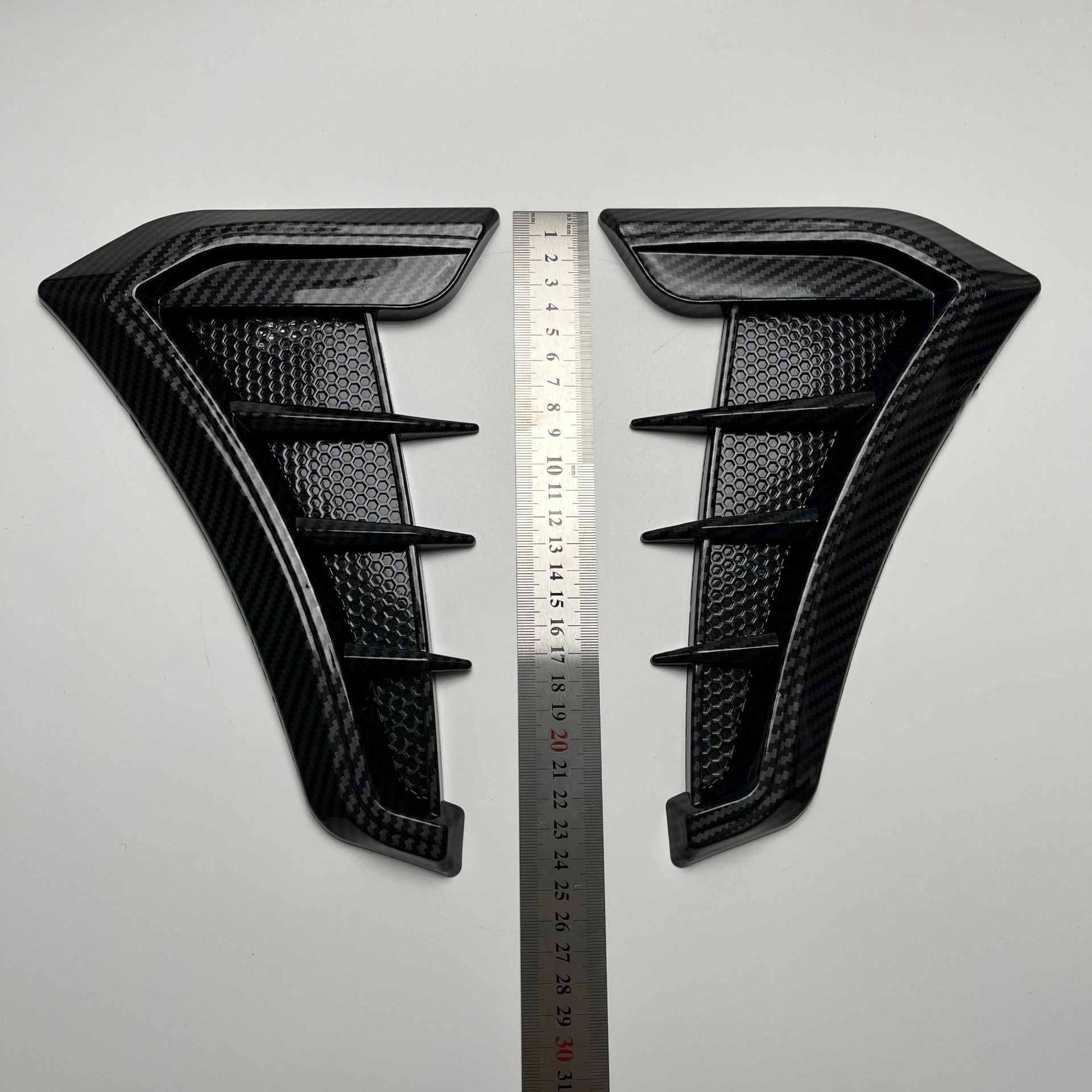Car Simulation Shark Gill Fender Wing Modification Car Sticker Shark Fin Decorative Sticker Sealing Sticker Dropshipping