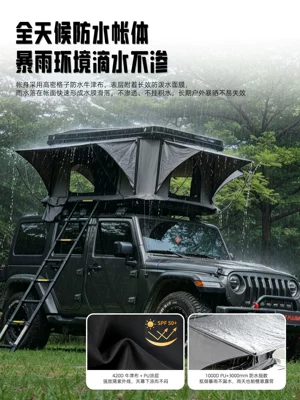 Avtomobil dam çadırları for Jeep Wrangler, Vehicle-Mounted