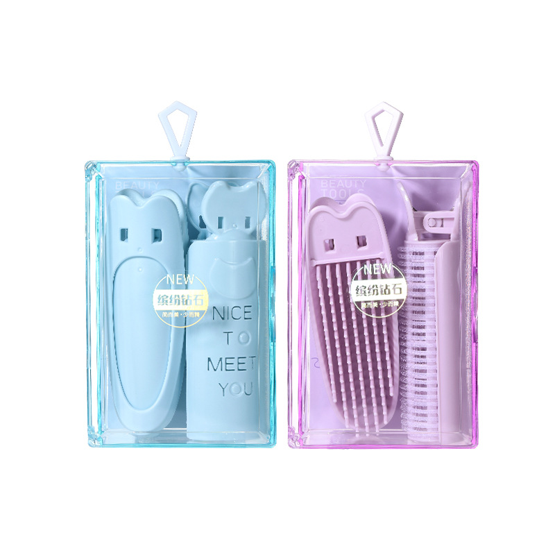 LMLTOP mullido pinza de pelo 2-piece set con peine rizador de pelo combinación traje SY133