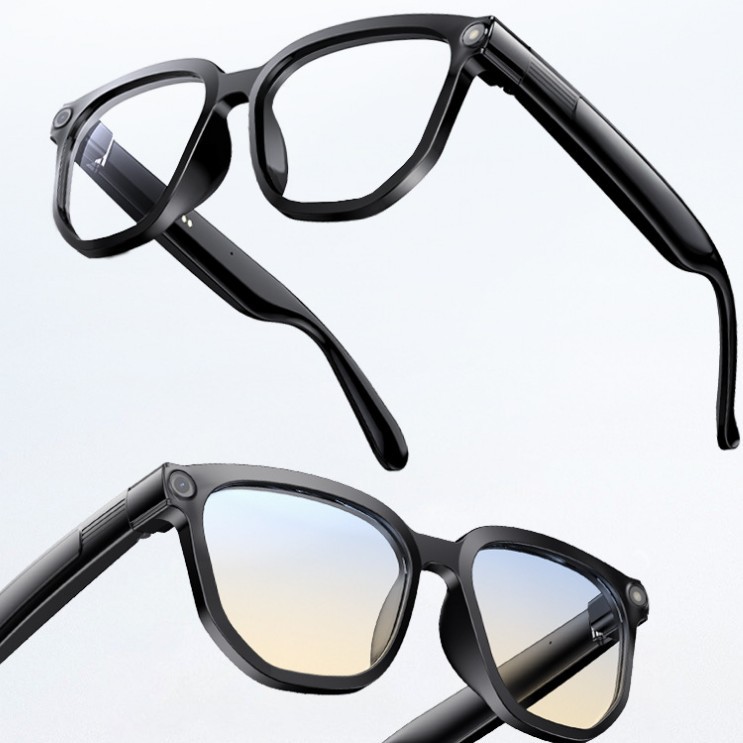 AI106智能眼镜台湾妹妹AI语音对话智能识物蓝牙WIFI双连接