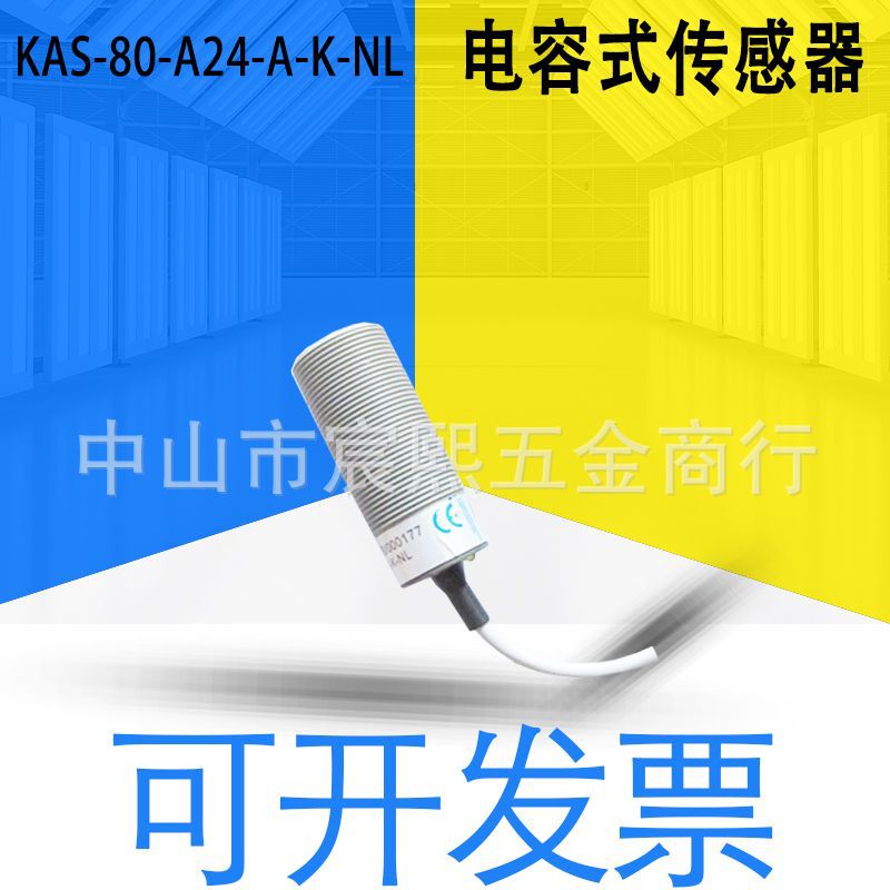 全新原装RECHNER瑞奇能 KAS-80-A24-A-K-NL电容式传感器 接近开关