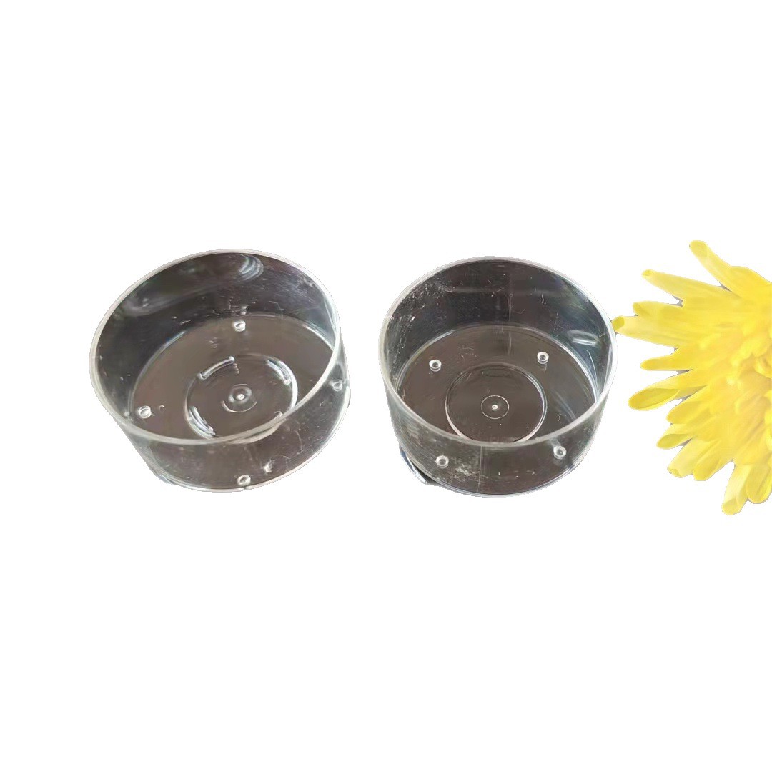 Portavelas estilo europeo, dura cuatro horas, vaso para velas de plástico PC de calidad de exportación, portavelas de plástico PC.
