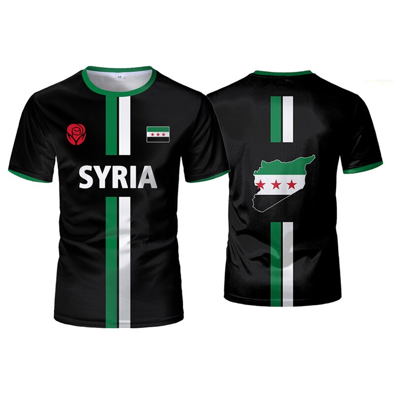 Summer New Style National Flag Football Jersey Shirt Men's Short-Sleeved Sports T-Shirt Tops for Men and Women Summer New Style National Flag Football Jersey Shirt Men's Short-Sleeved Sports T-Shirt Tops for Men and Women