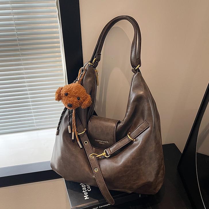 Yadan estilo retro mochila para mujeres 2024 nuevo estilo versátil pequeña función mochila de viaje al trabajo tote