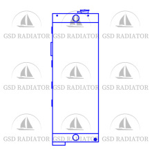 XE265C 徐工挖机水箱 XCMG 370MMX1030MM